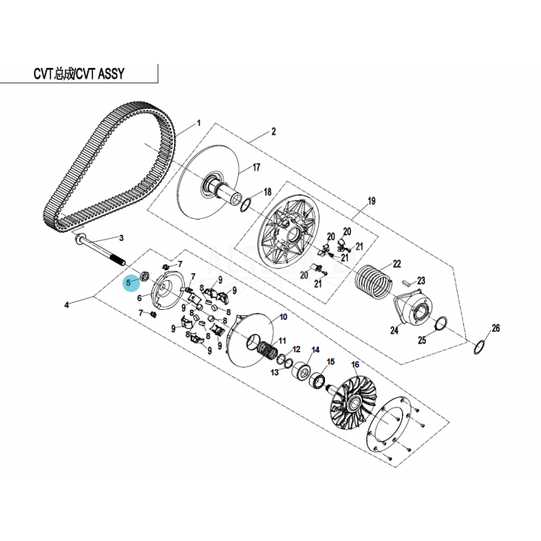 0JYA-051013 LOCK NUT, DRIVE PULLEY 0JYA-051013 LOCK NUT, DRIVE PULLEY
