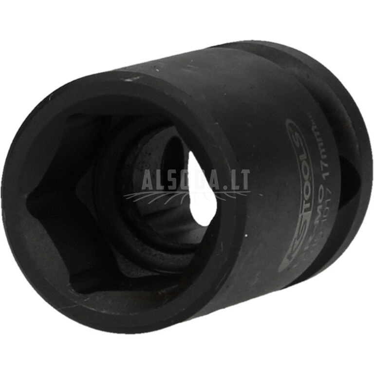 1/2" šešiakampė smūginė galvutė, trumpa 17mm, KS Tools 1/2" šešiakampė smūginė galvutė, trumpa 17mm, KS Tools