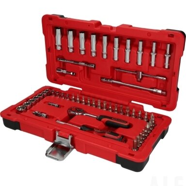 1/4" CHROMEplus Socket set, 52 pcs, KS Tools
