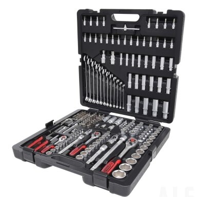 1/4+3/8+1/2'' galinių raktų komplektas 216pcs, KS Tools