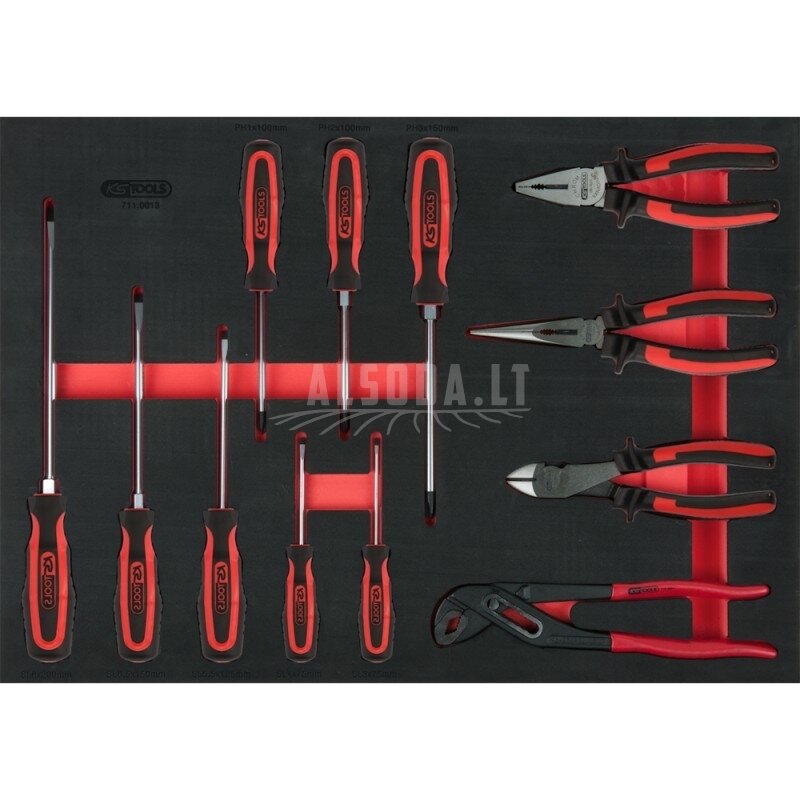 215 dalių įrankių vežimėlis KS TOOLS RACINGline, 7 stalčiai, su priedais 3 215 dalių įrankių vežimėlis KS TOOLS RACINGline, 7 stalčiai, su priedais 3