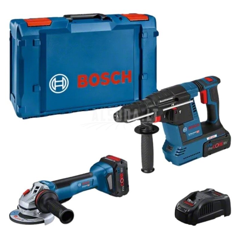 5 dalių akumuliatorinių įrankių rinkinys BOSCH 5 dalių akumuliatorinių įrankių rinkinys BOSCH