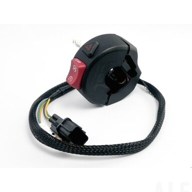 6WWV-167000-5700 HANDLEBAR SWITCH ASSY, RHEU 5_WITH HEATING CONNECTOR