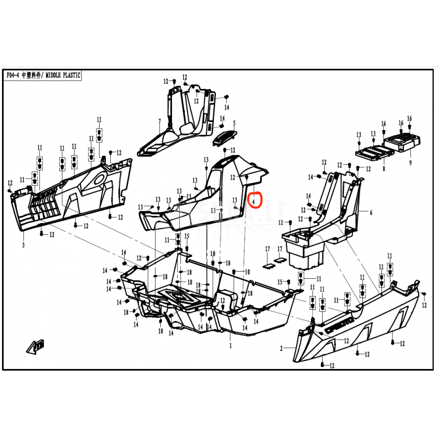 7000-041601 COVER GEARSHIFTING ZFROCE 7000-041601 COVER GEARSHIFTING ZFROCE