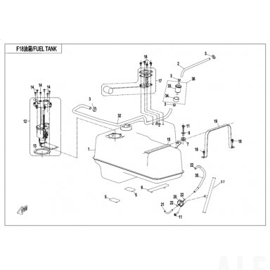 906A-121000-1000 Fuel Tank ZFROCE Z6 NR.1