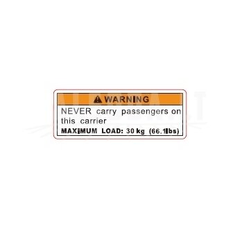 9CQV-190002-3200 FRONT RACK LOADING INSTRUCTION LABEL 9CQV-190002-3200 FRONT RACK LOADING INSTRUCTION LABEL