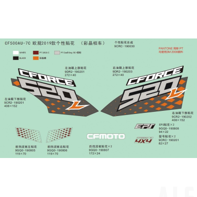 9CRC-190030 DECAL ASSY