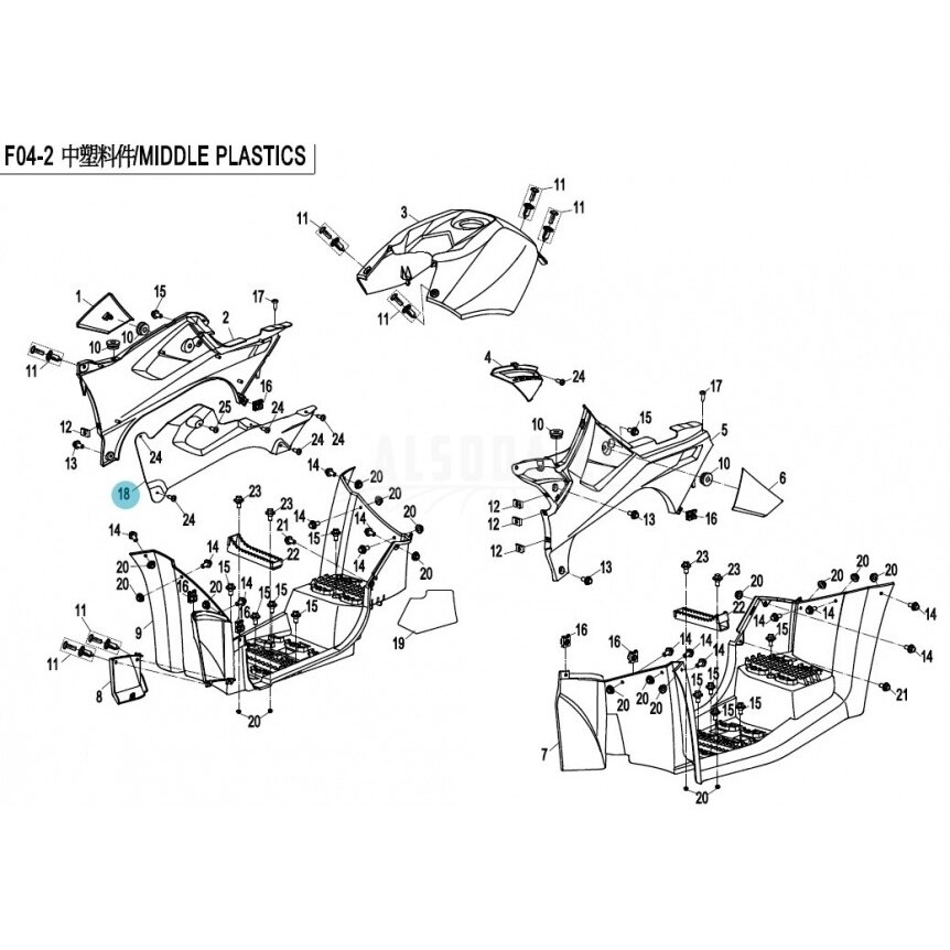 9CR6-042028 HEAT INSULATOR, SIDE PANEL(RH) 9CR6-042028 HEAT INSULATOR, SIDE PANEL(RH)