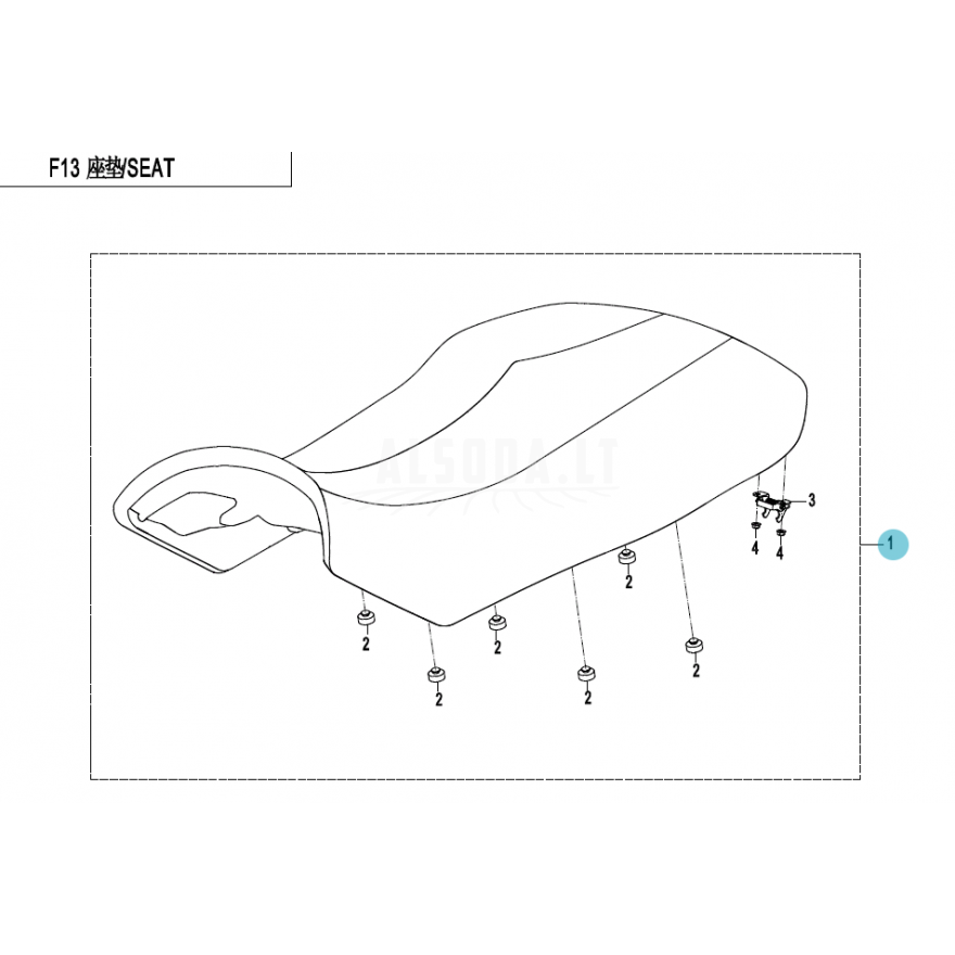 9CR3-130100-10000 SEAT ASSY. 9CR3-130100-10000 SEAT ASSY.