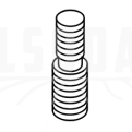 Adapter M7x1.00 / M10x1.00 SF400/S, Echo Adapter M7x1.00 / M10x1.00 SF400/S, Echo