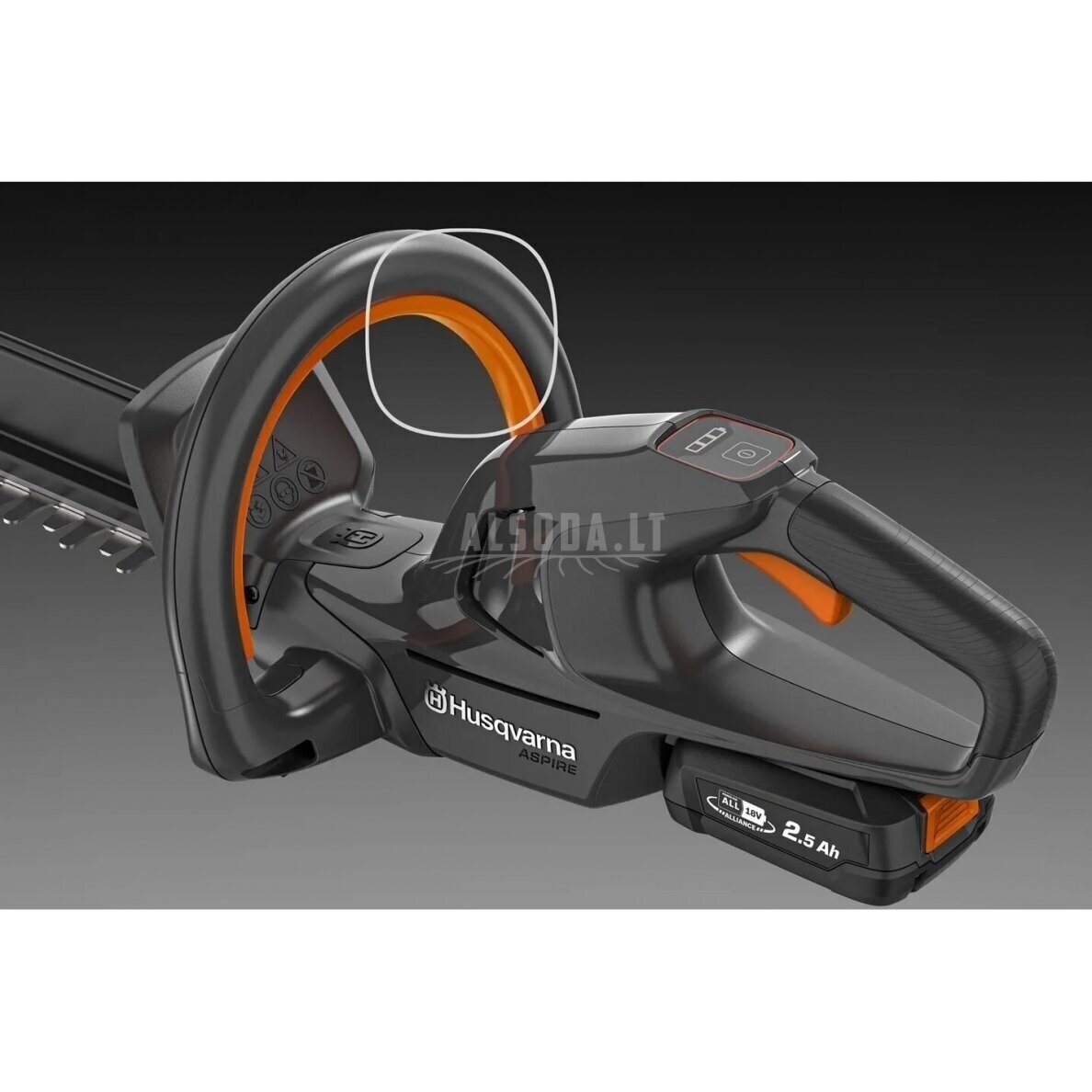 Akumuliatorinės gyvatvorių žirklės Husqvarna Aspire™ H50-P4A be akumuliatoriaus ir įkroviklio 3