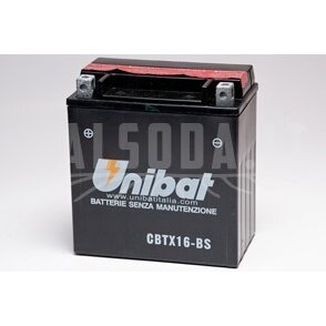 Akumuliatorius Unibat CBTX16-BS