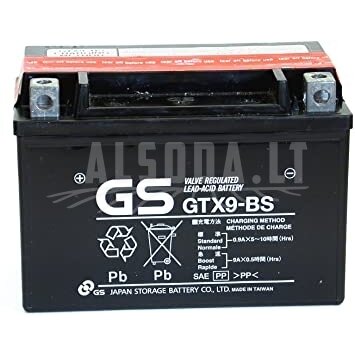 Akumuliatorius BS Battery GTX9-BS 12v 135A 8.4AH 151x88x106