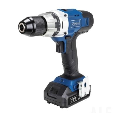 Akumuliatorinis gręžtuvas/suktuvas CDD45-20ProS, 1x2,0 Ah, GEN1, Scheppach