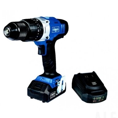 Akumuliatorinis suktuvas/gręžtuvas CCD45-20ProS, 1x2,0 Ah, GEN1, Scheppach