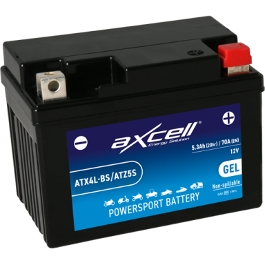 Akumuliatorius Axcell 5 Ah GEL 12V 70A 113x70x85mm