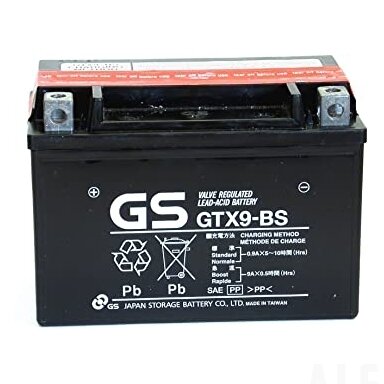 Akumuliatorius BS Battery GTX9-BS 12v 135A 8.4AH 151x88x106 Akumuliatorius BS Battery GTX9-BS 12v 135A 8.4AH 151x88x106