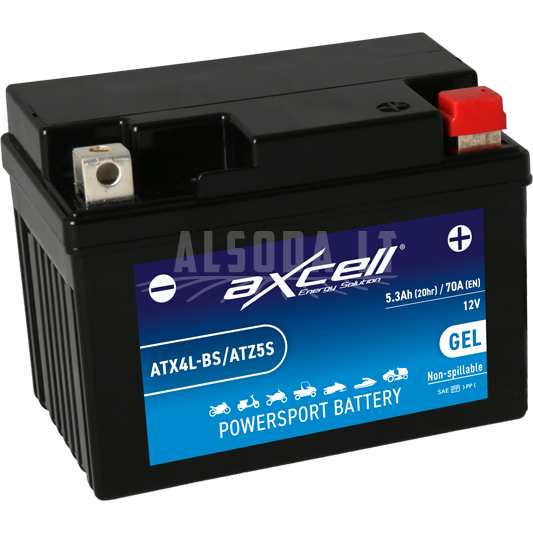 Akumuliatorius Axcell 5 Ah GEL 12V 70A 113x70x85mm