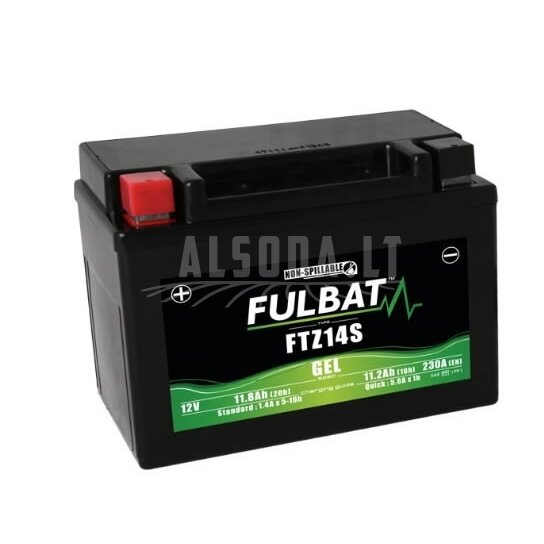 Akumuliatorius 12V 11,2Ah FTZ14S GEL, Fulbat 1