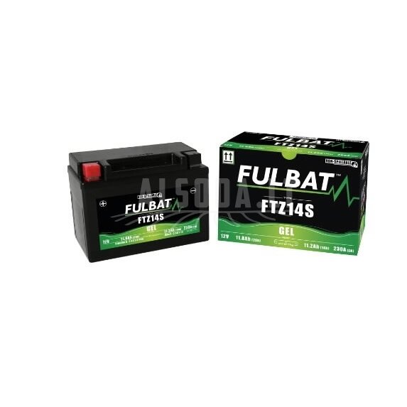 Akumuliatorius 12V 11,2Ah FTZ14S GEL, Fulbat Akumuliatorius 12V 11,2Ah FTZ14S GEL, Fulbat