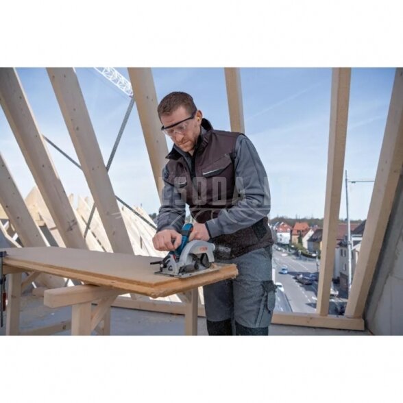 Akumuliatorinis diskinis pjūklas BOSCH GKS 18V-57-2 L 3