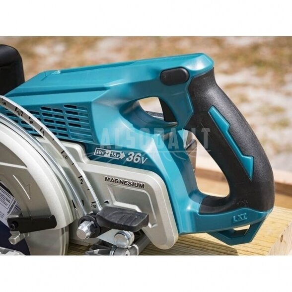 Akumuliatorinis diskinis pjūklas MAKITA DRS780Z 2 Akumuliatorinis diskinis pjūklas MAKITA DRS780Z 2