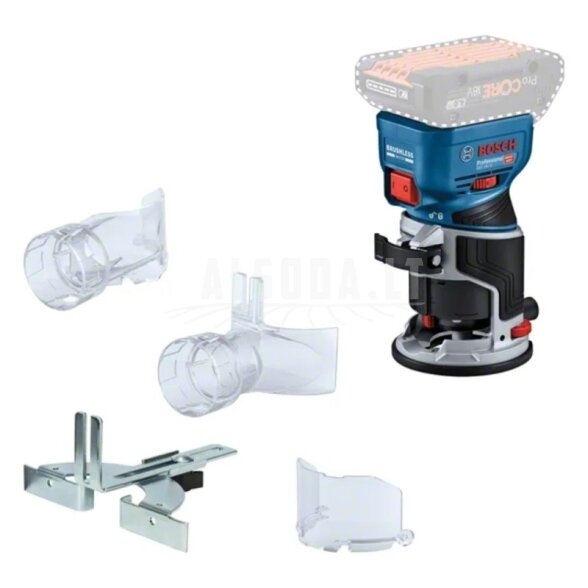 Akumuliatorinis frezeris BOSCH GKF 18V-8 Solo CT
