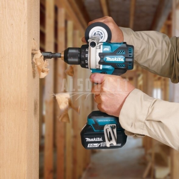 Akumuliatorinis gręžtuvas MAKITA DDF492RTJ 7 Akumuliatorinis gręžtuvas MAKITA DDF492RTJ 7