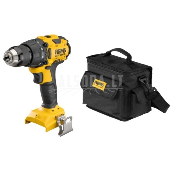Akumuliatorinis gręžtuvas/suktuvas REMS 22V Helix VE Akumuliatorinis gręžtuvas/suktuvas REMS 22V Helix VE