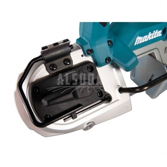 Akumuliatorinis juostinis pjūklas MAKITA DPB183Z 6 Akumuliatorinis juostinis pjūklas MAKITA DPB183Z 6