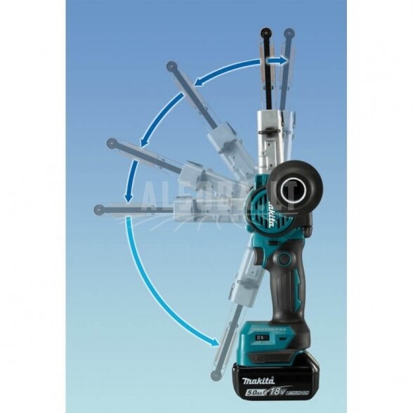 Akumuliatorinis juostinis šlifuoklis MAKITA DBS180Z 2 Akumuliatorinis juostinis šlifuoklis MAKITA DBS180Z 2