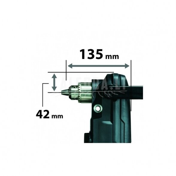 Akumuliatorinis kampinis gręžtuvas MAKITA DA001GZ 3 Akumuliatorinis kampinis gręžtuvas MAKITA DA001GZ 3