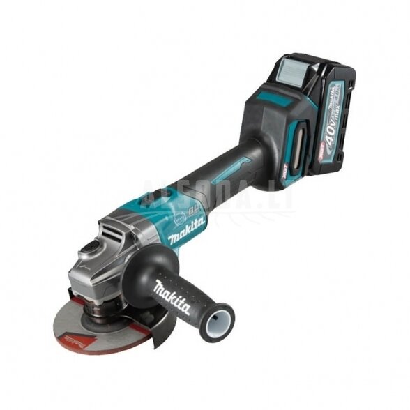 Akumuliatorinis kampinis šlifuoklis MAKITA GA023GM201 40V Max XGT Akumuliatorinis kampinis šlifuoklis MAKITA GA023GM201 40V Max XGT