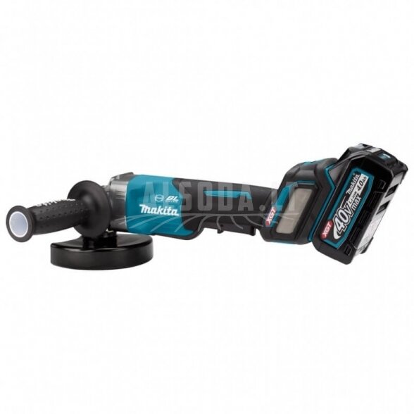 Akumuliatorinis kampinis šlifuoklis MAKITA GA029GM201 40V Max XGT 1