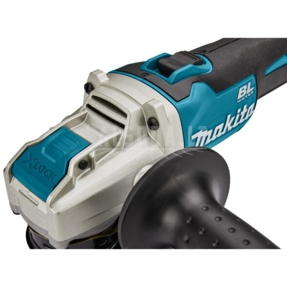 Akumuliatorinis kampinis šlifuoklis X-Lock MAKITA DGA521ZX1 2 Akumuliatorinis kampinis šlifuoklis X-Lock MAKITA DGA521ZX1 2
