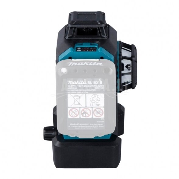 Akumuliatorinis lazerinis nivelyras MAKITA SK700D 360° CXT 4