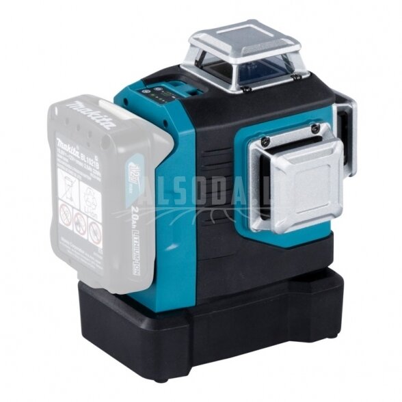 Akumuliatorinis lazerinis nivelyras MAKITA SK700GD 360° CXT 5 Akumuliatorinis lazerinis nivelyras MAKITA SK700GD 360° CXT 5