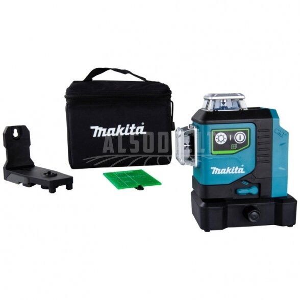 Akumuliatorinis lazerinis nivelyras MAKITA SK700GD 360° CXT Akumuliatorinis lazerinis nivelyras MAKITA SK700GD 360° CXT