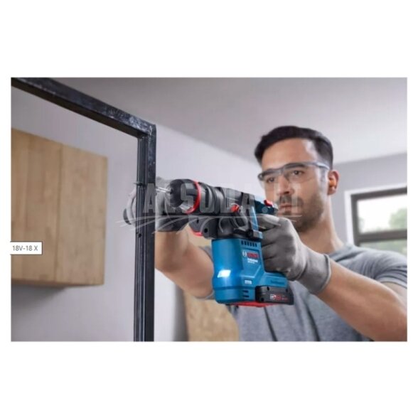 Akumuliatorinis perforatorius BOSCH GBH 18V-18 X Solo CT 4