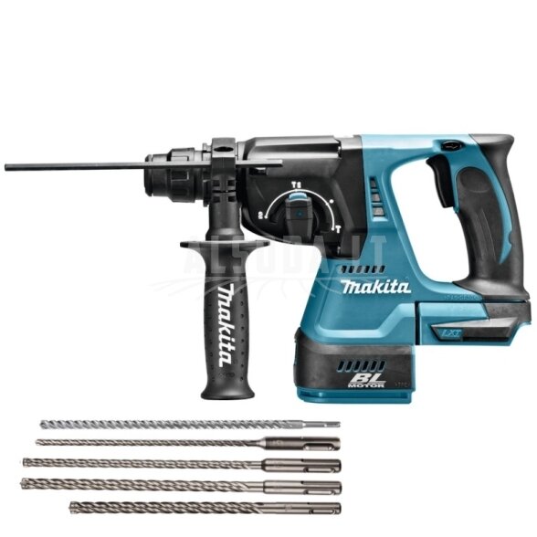 Akumuliatorinis perforatorius MAKITA DHR242Z su priedais Akumuliatorinis perforatorius MAKITA DHR242Z su priedais
