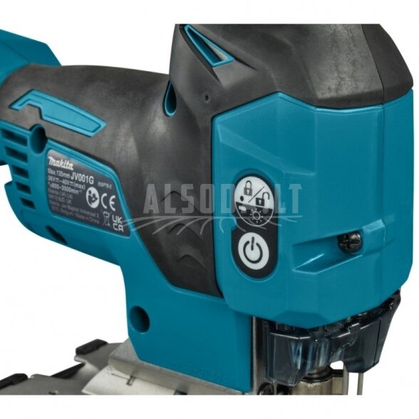 Akumuliatorinis siaurapjūklis MAKITA JV001GZ 40V MAX XGT 5 Akumuliatorinis siaurapjūklis MAKITA JV001GZ 40V MAX XGT 5