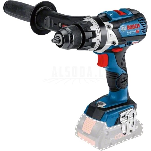 Akumuliatorinis smūginis gręžtuvas/suktuvas BOSCH GSB 18V-110 C CT Solo Akumuliatorinis smūginis gręžtuvas/suktuvas BOSCH GSB 18V-110 C CT Solo