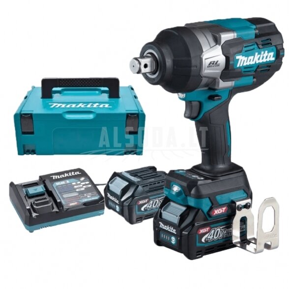 Akumuliatorinis smūginis veržliasukis MAKITA TW001GM201 40V Max XGT 1