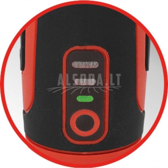 Akumuliatorinis suktuvas eMONSTER,  komplektas su 1/4´´ antg, KS Tools 7