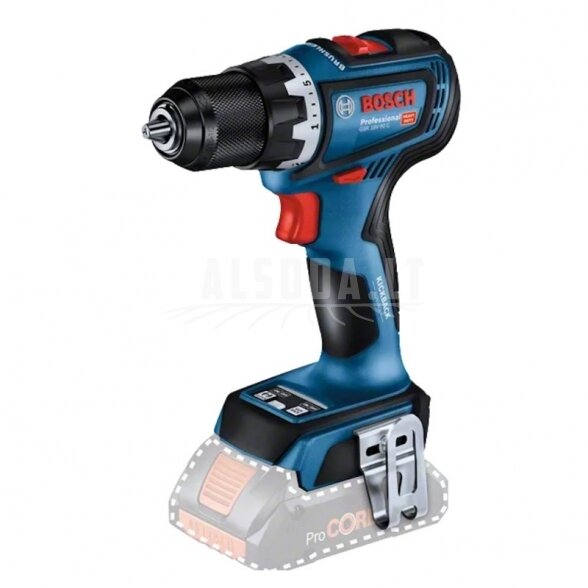Akumuliatorinis suktuvas-gręžtuvas BOSCH GSR 18V-90 C 1 Akumuliatorinis suktuvas-gręžtuvas BOSCH GSR 18V-90 C 1