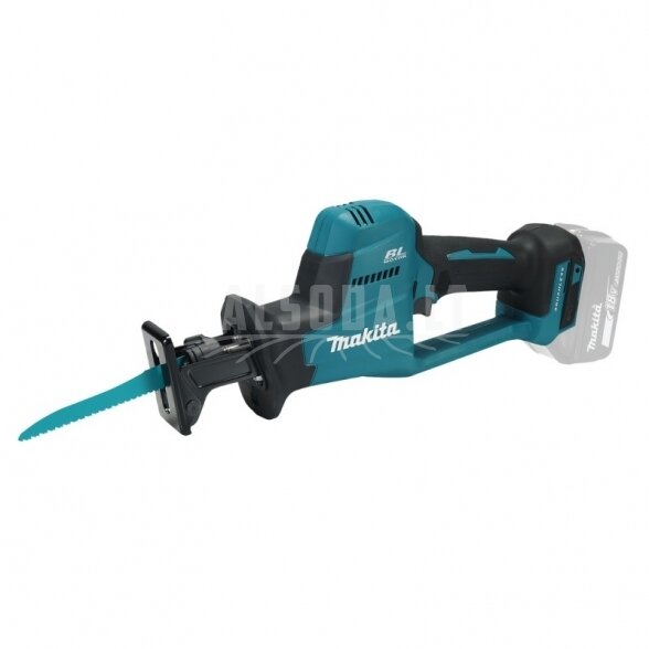 Akumuliatorinis tiesinis pjūklas MAKITA DJR189Z 3 Akumuliatorinis tiesinis pjūklas MAKITA DJR189Z 3