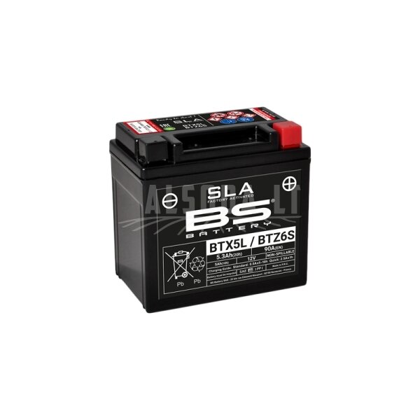 Akumuliatorius BTX5L / BTZ6S SLA 12V 5Ah 31020501 Akumuliatorius BTX5L / BTZ6S SLA 12V 5Ah 31020501