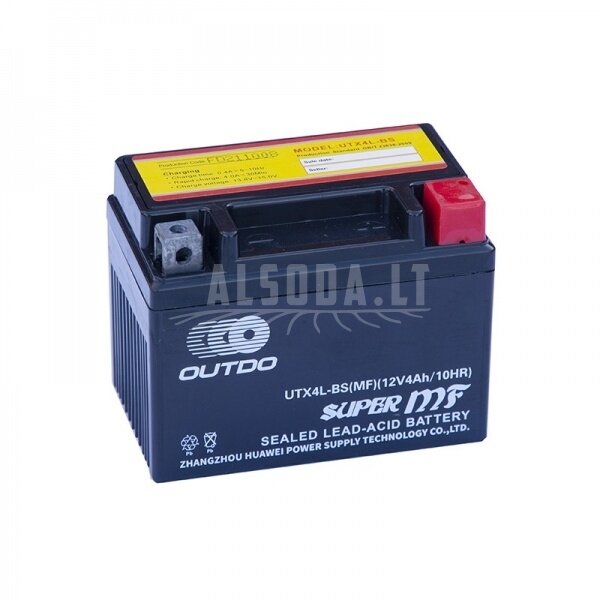 Akumuliatorius OUTDO (H) UTX4L-BS (MF) Akumuliatorius OUTDO (H) UTX4L-BS (MF)