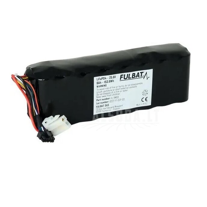 Akumuliatorius 6Ah MRK6105A Robomow, Fulbat Akumuliatorius 6Ah MRK6105A Robomow, Fulbat