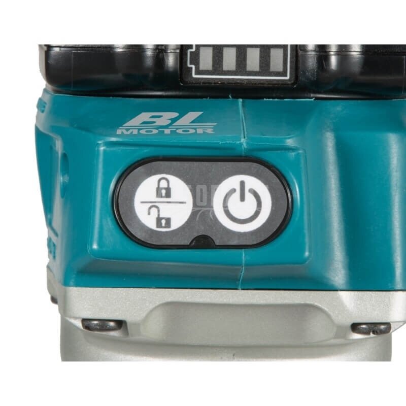 Akumuliatorinis frezeris MAKITA DRT50Z su priedais 3 Akumuliatorinis frezeris MAKITA DRT50Z su priedais 3